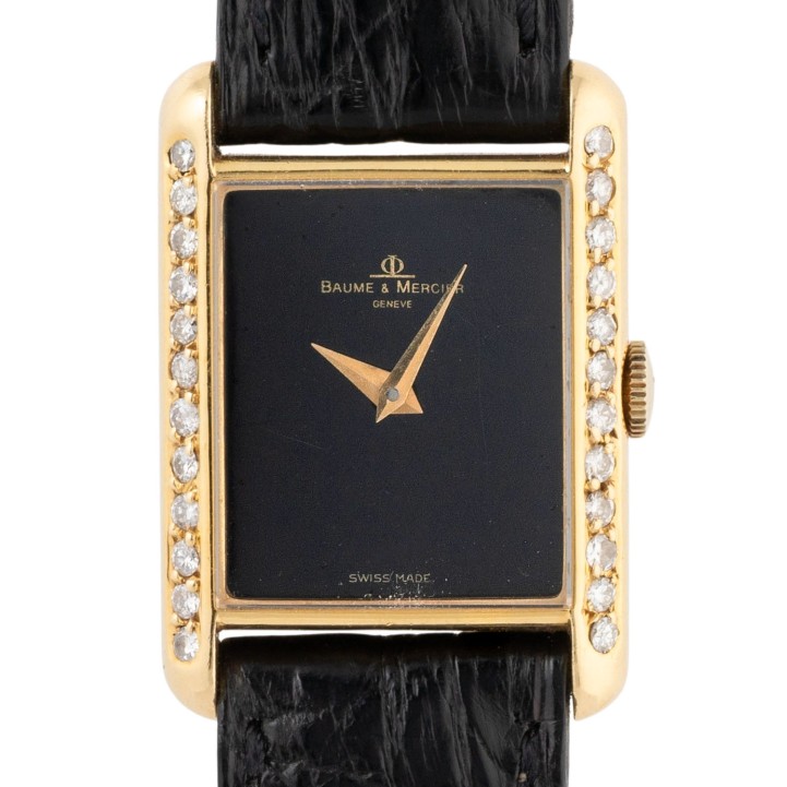 BAUME & MERCIER Tank Ref 38307 Damenuhr. Ca. 1970er Jahre.  