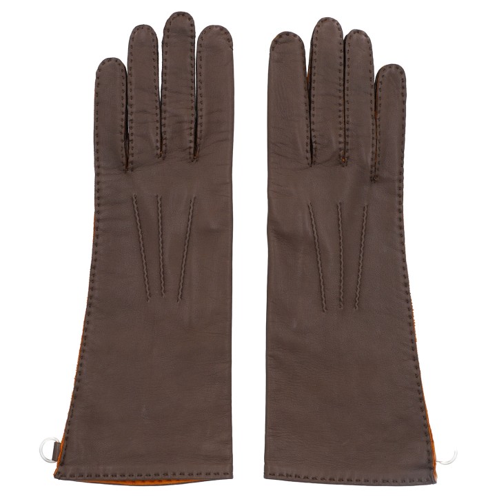 HERMÈS VINTAGE Handschuhe, Gr. 7,5. 