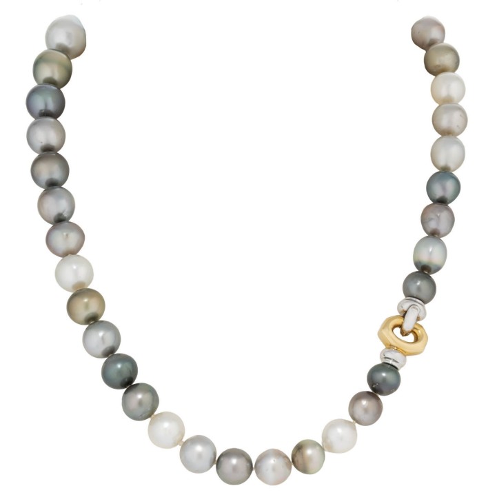 BUCHERER Collier aus Südsee- und Tahitiperlen 