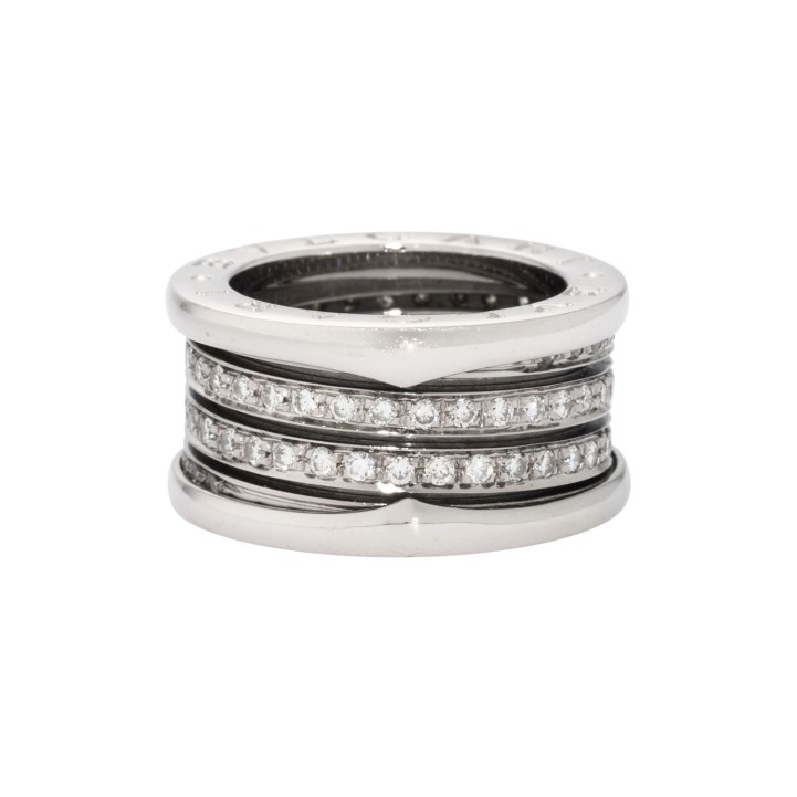 BULGARI "B.zero1" 3-Band Ring mit Brillanten 