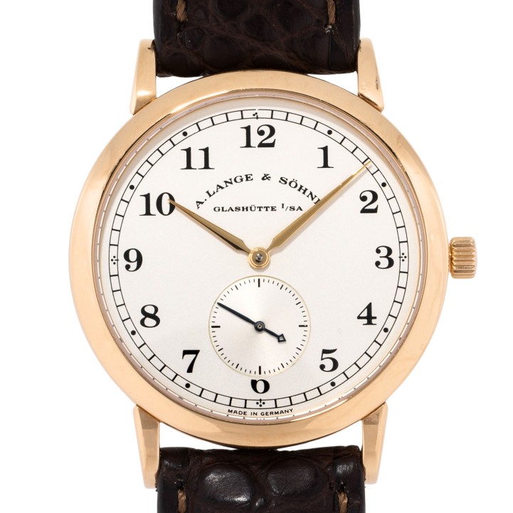 A. LANGE & SÖHNE 1815 Ref 206.032 Herrenuhr von 2001. Box und Wempe Papiere anbei.  