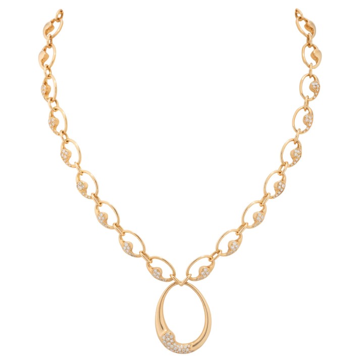 CARTIER Collier mit 123 Brillanten  