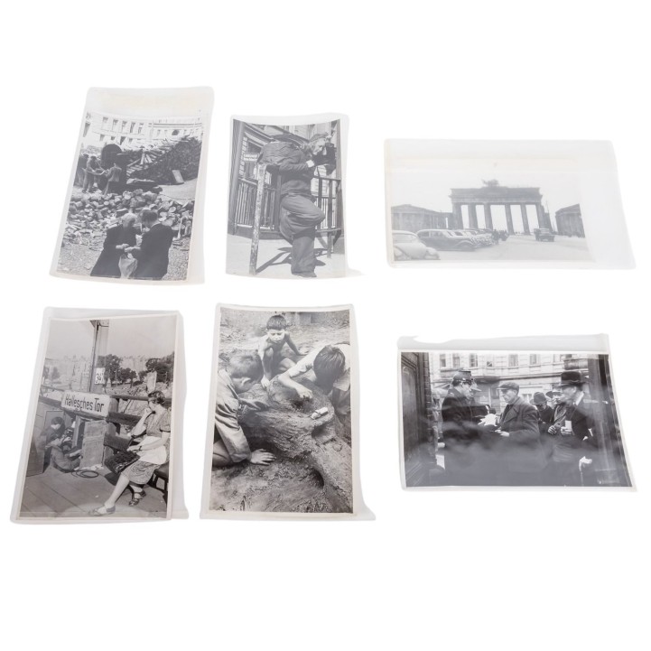 SCHULZE, WALTER u.a. (Fotograf 20. Jh), 6 historische Motive Berlin, Ende 1940er Jahre, 