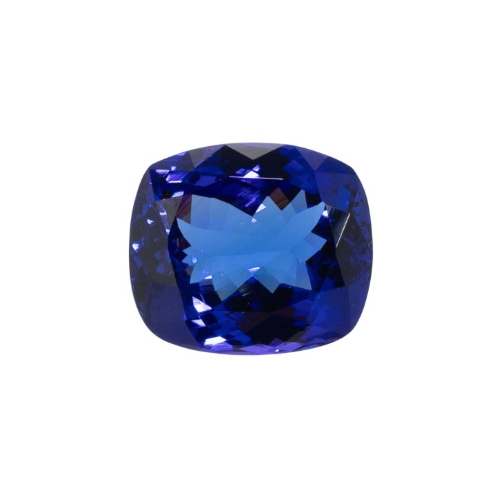 Hochfeiner, loser Tansanit im Kissenschliff 22,80 cts. 