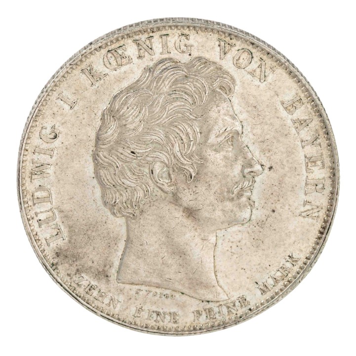Altdeutschland - Bayern, Ludwig I. (1825-1848) Geschichtstaler 1834 
