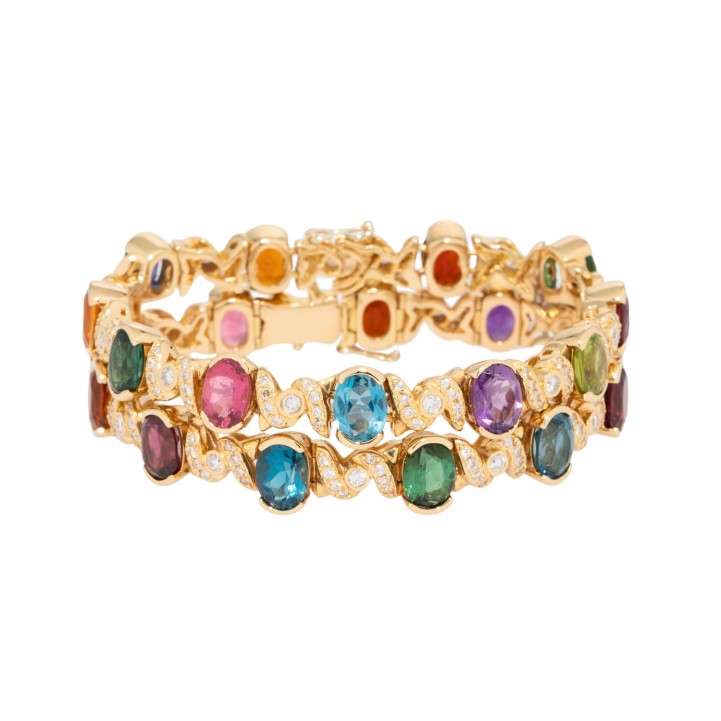 H.STERN Armband mit Farbedelsteinen und Brillanten  