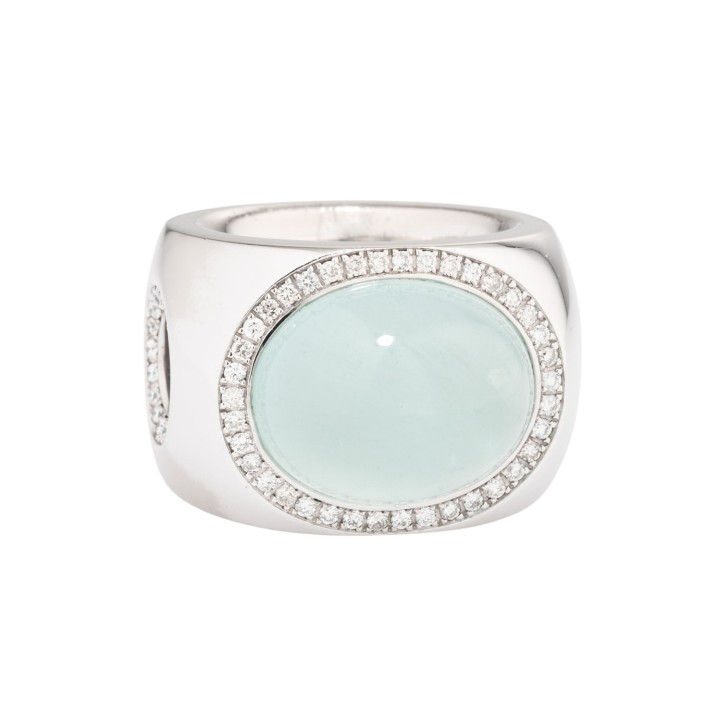Ring mit Aquamarin,  