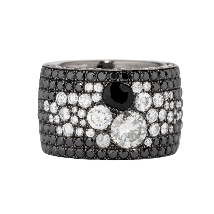 Bandring mit Brillanten,  