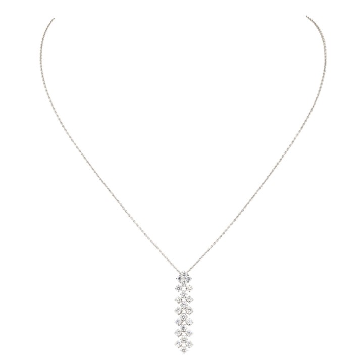 Anhänger mit 22 Brillanten von zus. 0,95 ct,  