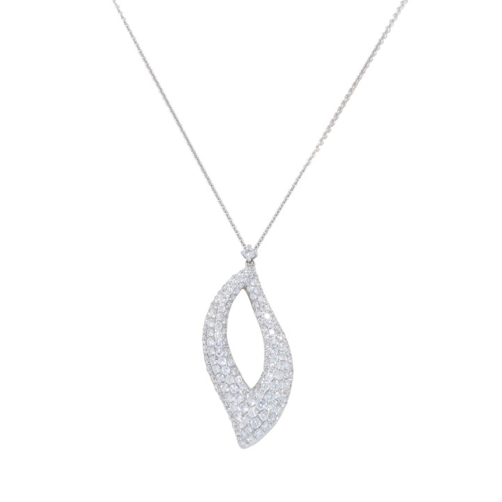 Anhänger mit 143 Brillanten von zus. 2,98 ct,  