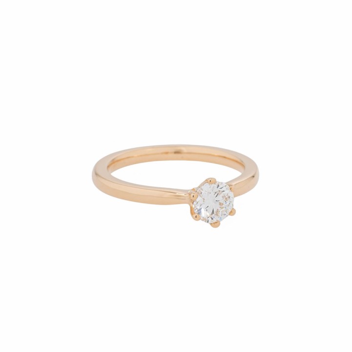 Solitär-Ring mit 1 Brillant 0,60 ct.  