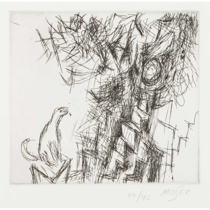 MOSER, WILFRID (1914-1997), Figürliche Komposition, 