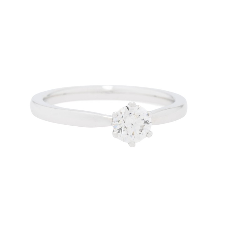 Solitär-Ring mit Brillant 0,50 ct.  