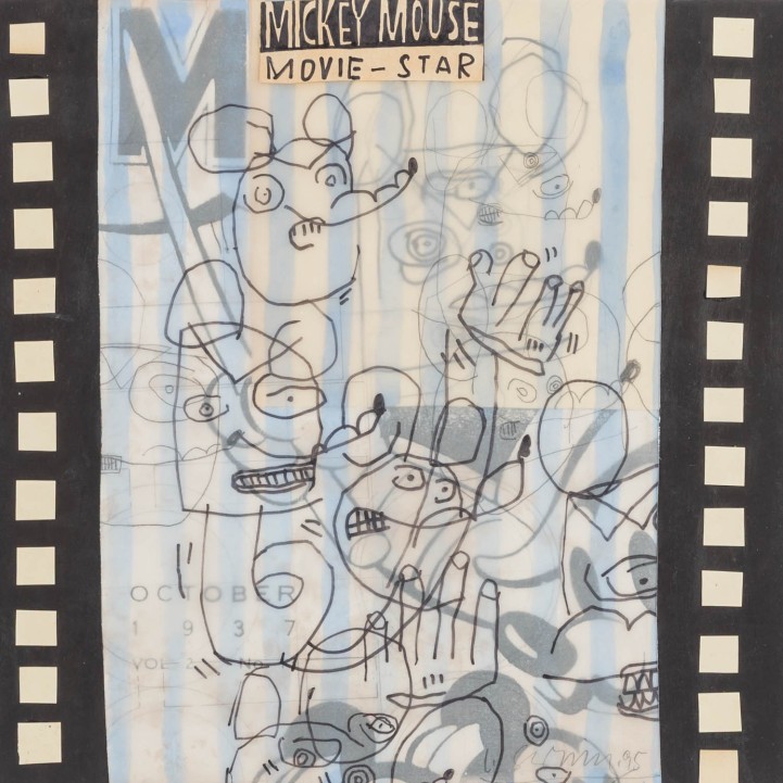 SPRING, LORENZ (geb. 1964), „Mickey Mouse – dem Durchdrehen nahe“, 1996, 