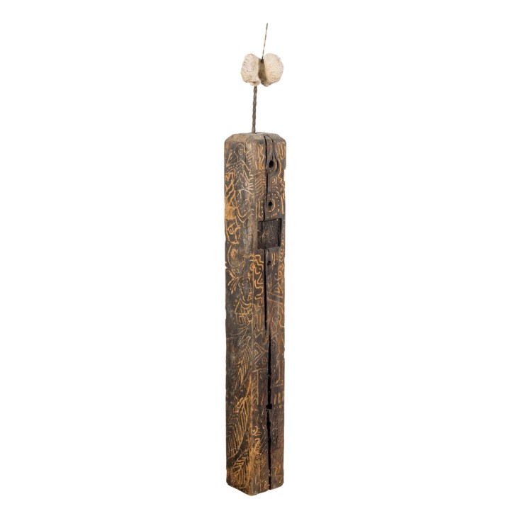 KÜNSTLER/IN DES 20./21. JH., „Holztotem“, 