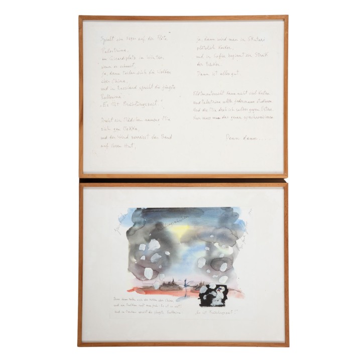 KREISLER, GEORG UND GLOOR, CHRISTOPH (Kreisler: 1922-2011, Gloor: 1936-2017), „Frühlingsmärchen“, 1995, 