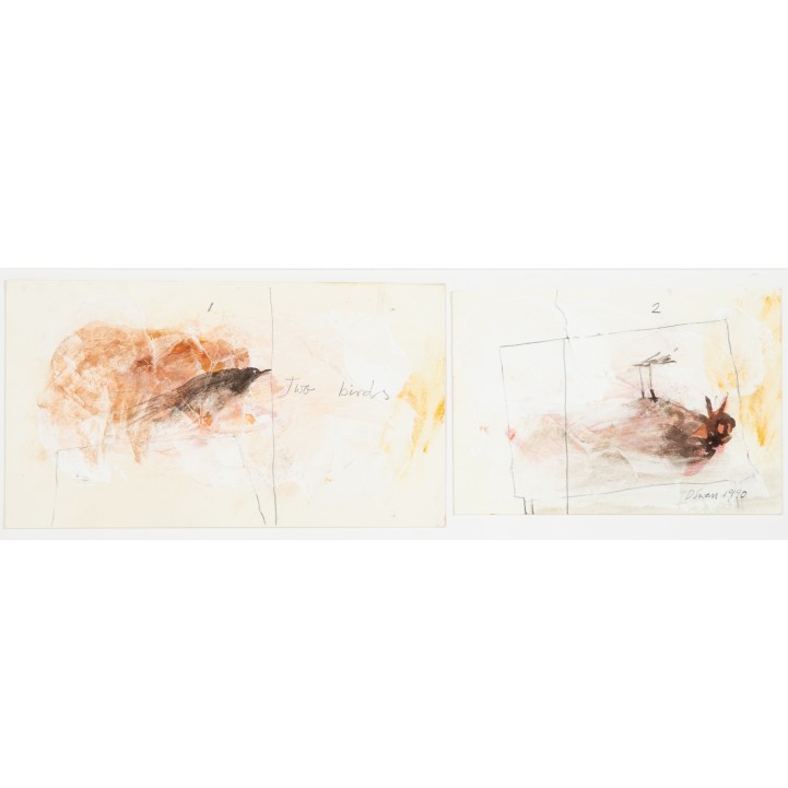 SWAN, DOUGLAS (1935-2000), „Two birds“, 1990, 