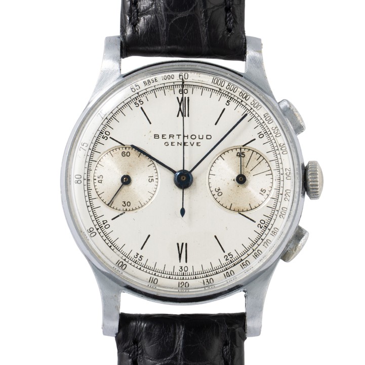 BERTHOUD Vintage Herren-Chronograph aus ca. 1950er.  