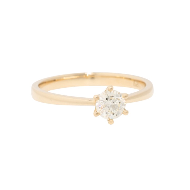 Solitärring mit Brillant 