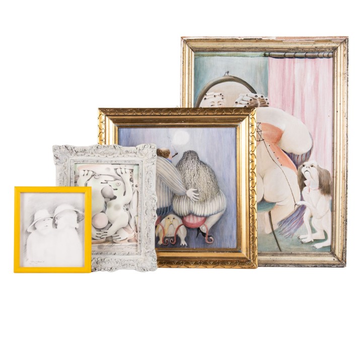 BECHTOLD, GRETEL (geb. 1922), 4tlg Konvolut, 