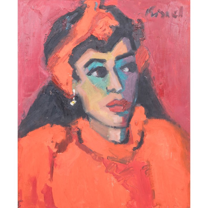 KISSEL, GERNOT (1939-2008), Frauenporträt, 