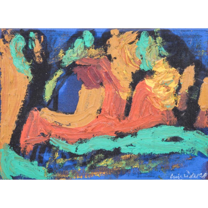KÜNSTLER/IN DES 20. JH., „Abstrakte Komposition“, 1998, 
