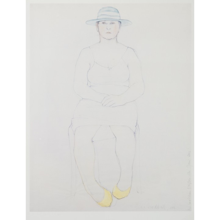 BRODBECK, GERDA (1944-2008), "Die gelben Schuhe", 1983, 