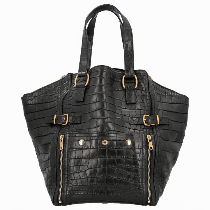 YVES SAINT LAURENT Shopper 'DOWNTOWN KROKO', Koll. 2008. 