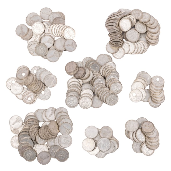 Sammlung Deutsches Reich (1933-45) - 280 x 5 Reichsmark (Silber) 