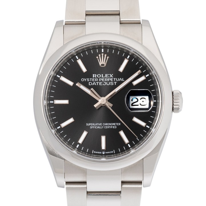 ROLEX Datejust 36 Ref 126200 Herrenuhr von 2021 mit Papieren.  