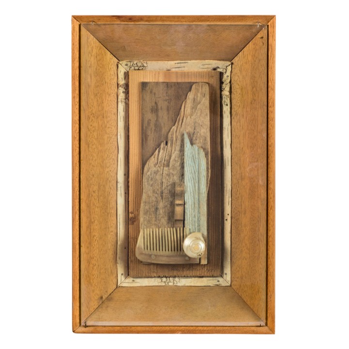 HIRSCHER, HEINZ E. (1927-2011), "Kleine Chinalandschaft mit der Schnecke des Kaisers", 1985, 