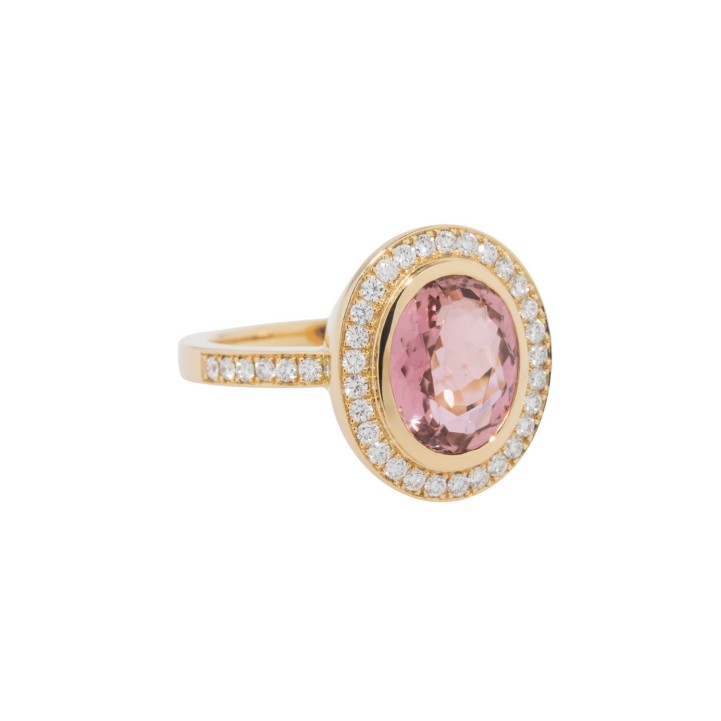 Ring mit Turmalin von 3,18 ct,  
