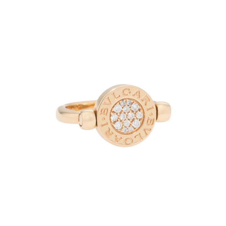 BULGARI Ring mit 14 Brillanten  