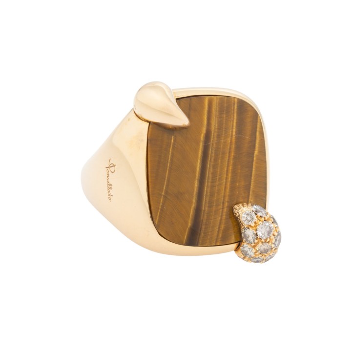 POMELLATO Ring mit cognacfarbenen Diamanten  