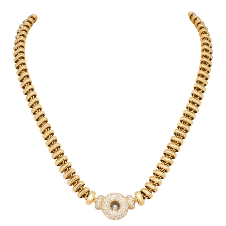 CHOPARD Collier 'Happy Diamonds' mit 99 Brillanten 