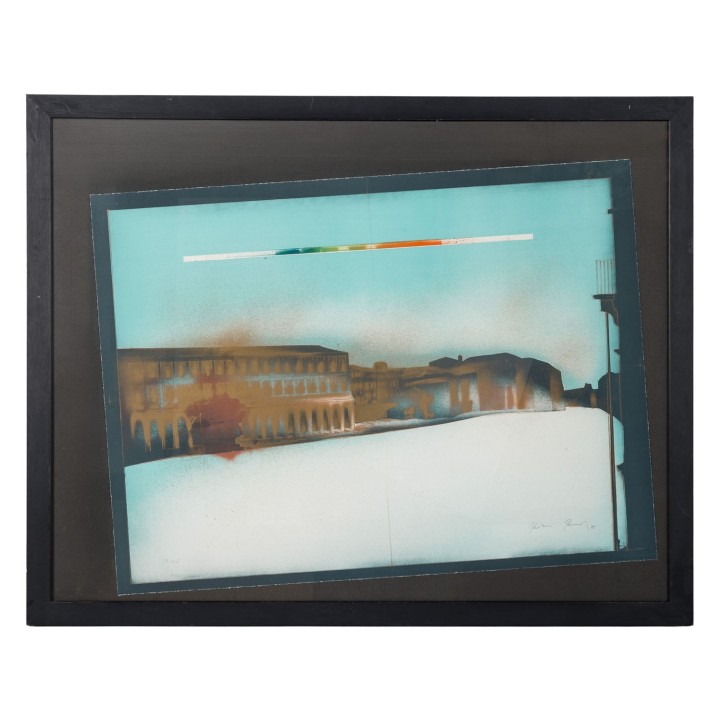 PAUL, PETER (1951), "Stadtsilhouette", 1975, 