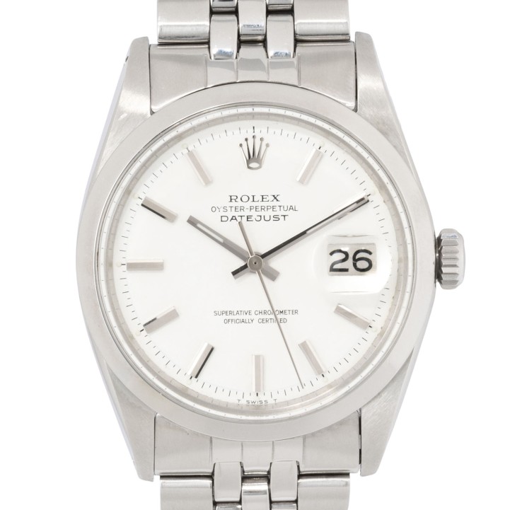 ROLEX Datejust 36 Ref 1600 'Pie Pan Dial' Herrenuhr von ca. 1967.  