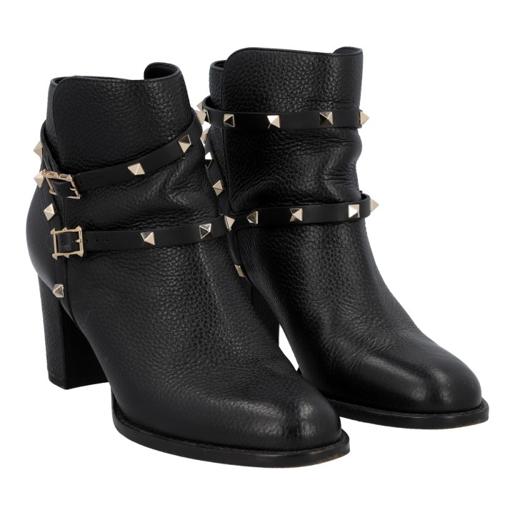VALENTINO Ankle Boots 'ROCKSTUD', Gr. 41. 