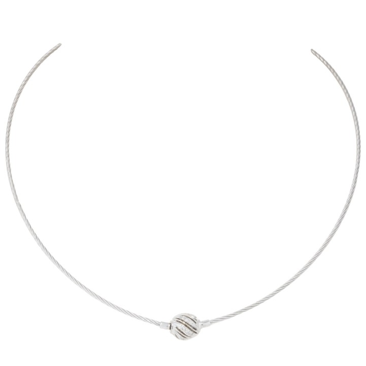 Collier mit Diamantwechselschließe  