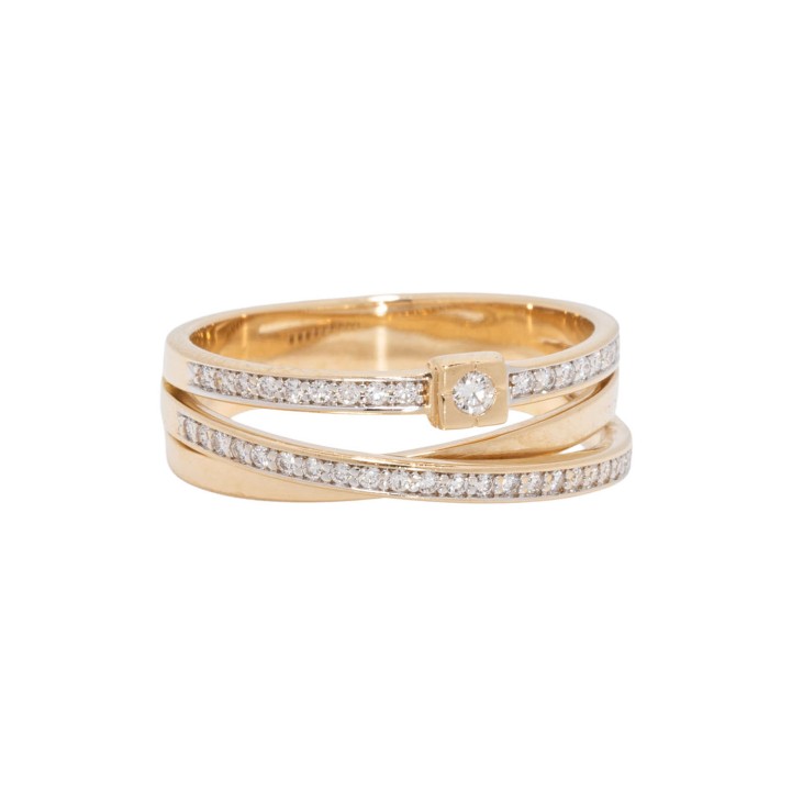 Ring mit 43 Brillanten, 