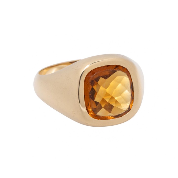 Ring mit Citrin, 