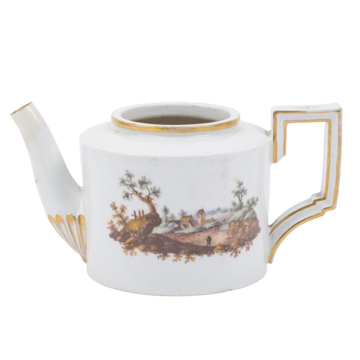 FÜRSTENBERG Kanne, wohl 1760-1795, 