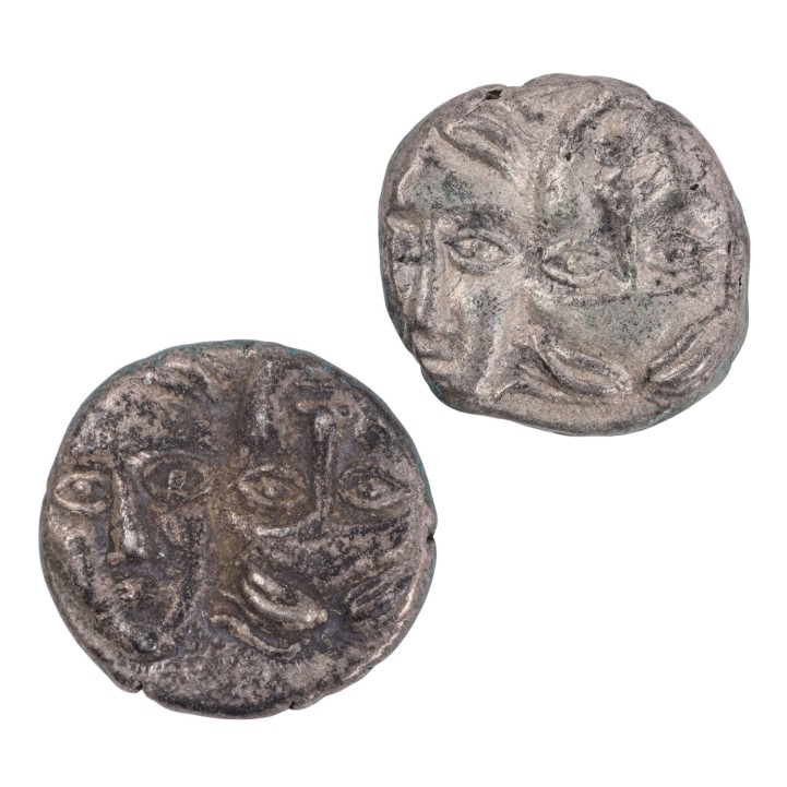 Antike / Moesien - Istros, 2 x Diobol, ca. 300 vor Christus,  