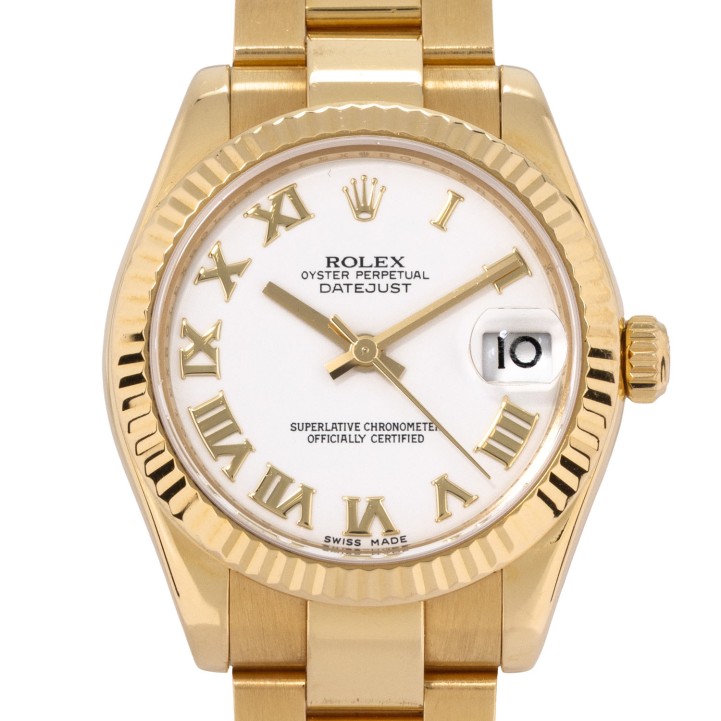 ROLEX Datejust 31 Ref 178278 'LC100' Damenuhr von 2010. Box und Papiere. 