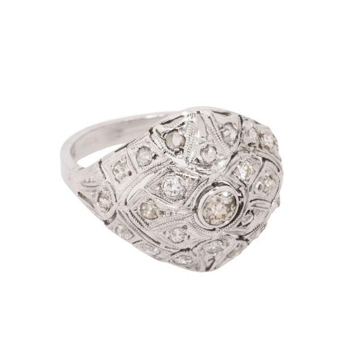 Ring mit 23 Diamanten, 