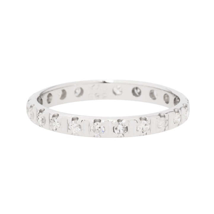 Memoire-Ring mit 22 Diamanten, 