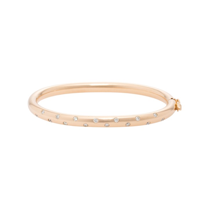 Armreif mit 15 Brillanten, 