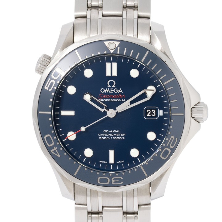OMEGA Seamaster 300M Herrenuhr Ref. 212.30.41.20.03.001 mit Box und Papieren von 2019.  