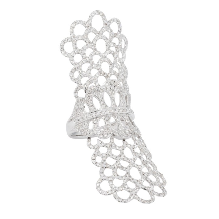 Ring mit Brillanten von zus. 2,24 ct (grav.),  