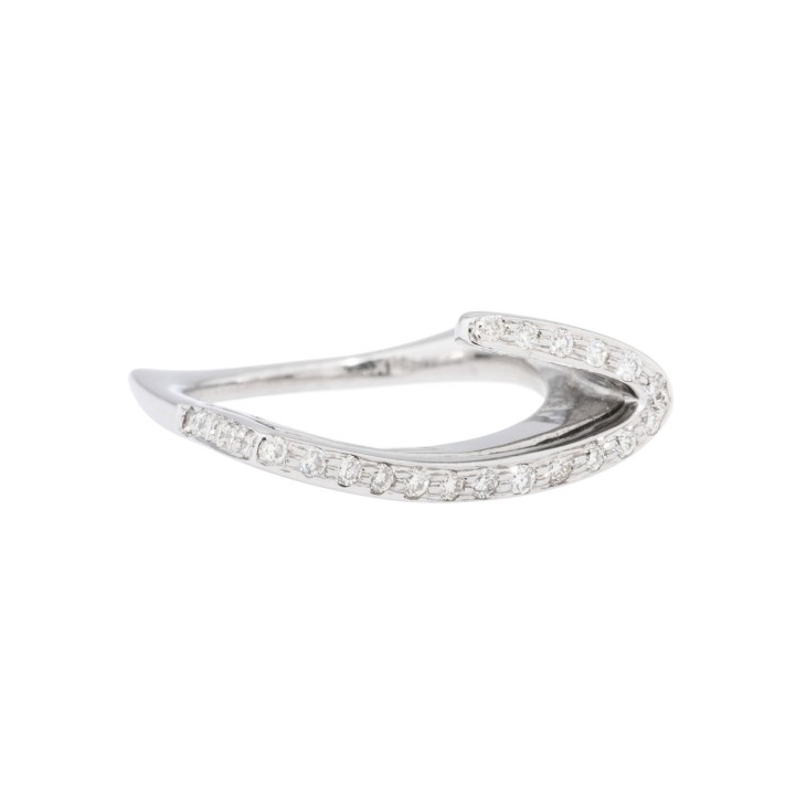 Ring mit Brillanten von zus. ca. 0,20 ct,  
